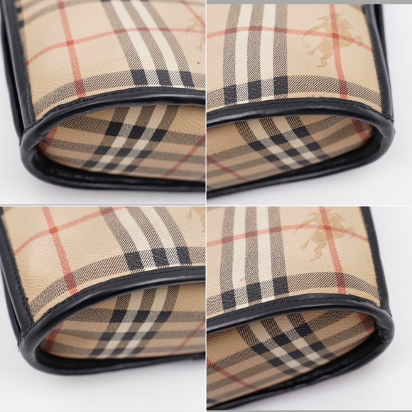 Authentic Burberry Haymarket Check Vintage Dome Bag - Picture 8 of 13